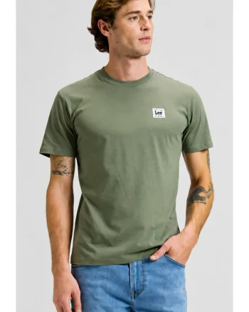 Tricou  verde, bumbac, maneca scurta, regular fit