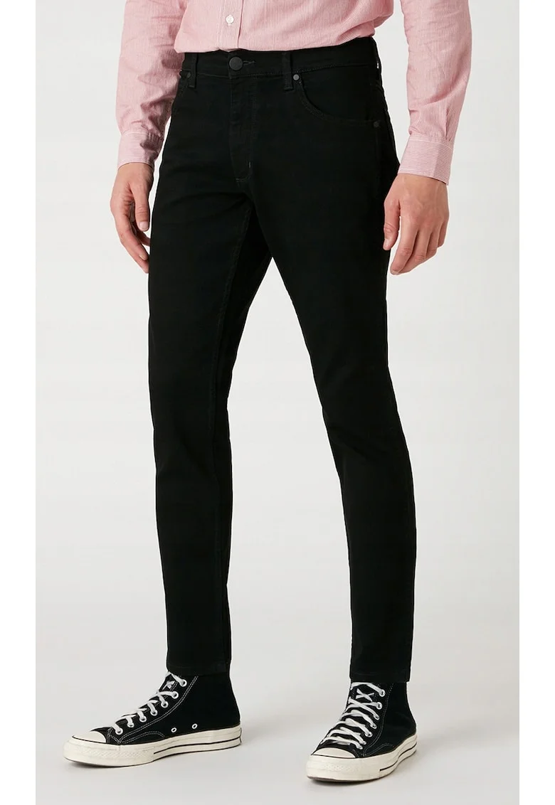 Blugi barbati  Greensboro regular fit, negru, bumbac