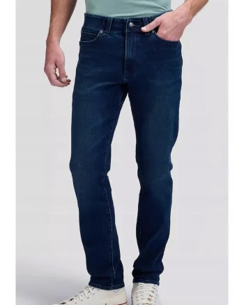 Blugi barbati,  skinny fit, albastru, bumbac