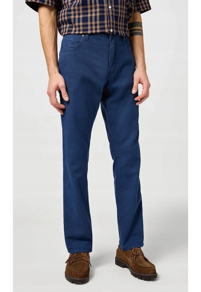 Pantaloni barbati,  Greensboro, regular fit, albastru, bumbac