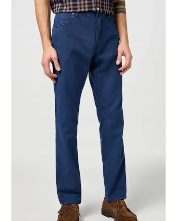 Pantaloni barbati,  Greensboro, regular fit, albastru, bumbac