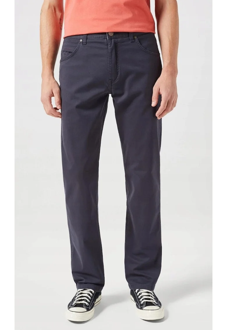 Pantaloni barbati,  Greensboro, regular fit, albastru inchis, bumbac,