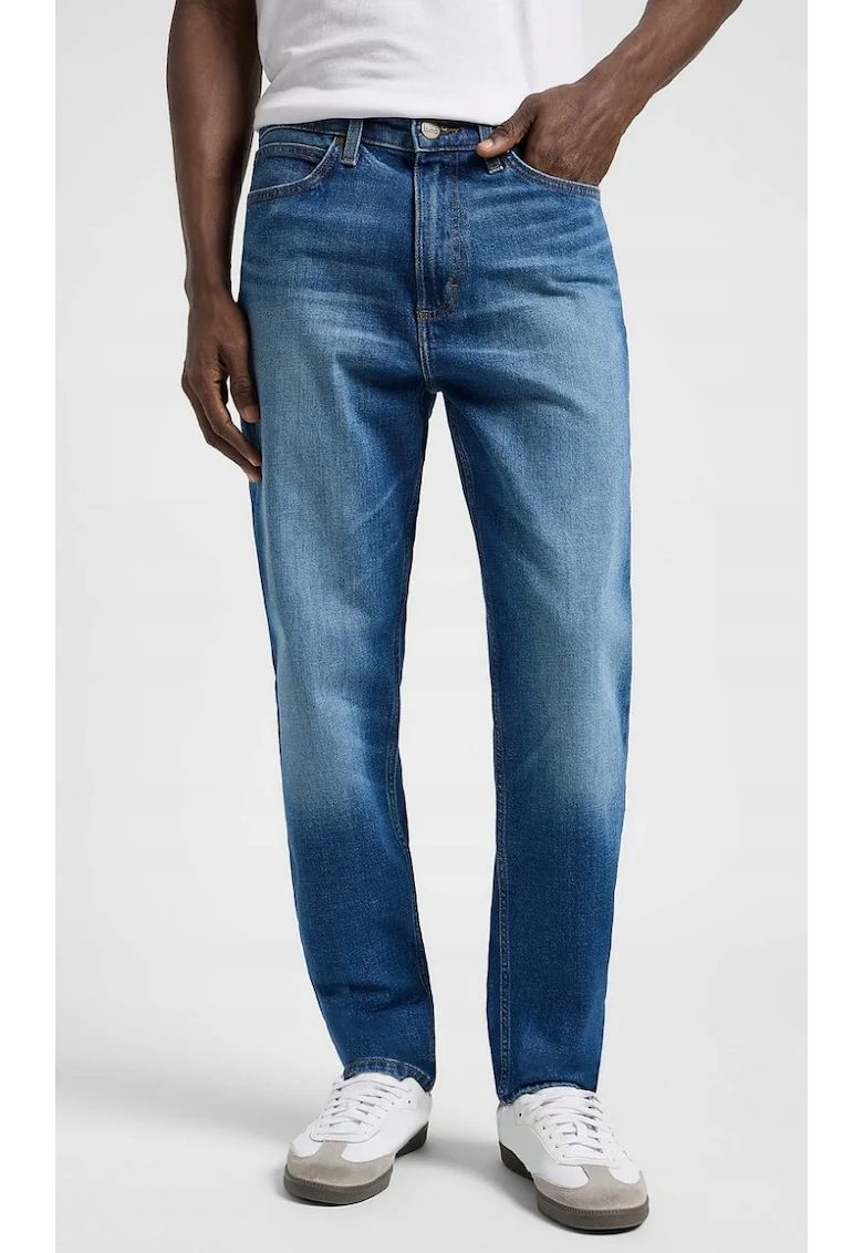 Blugi barbati  AUSTIN regular tapered, albastru, bumbac, talie medie