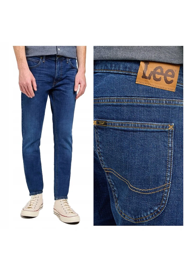 Blugi Barbati  Luke Slim Fit, Albastru