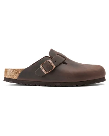 Saboti unisex din piele nabuc,  Boston 860133