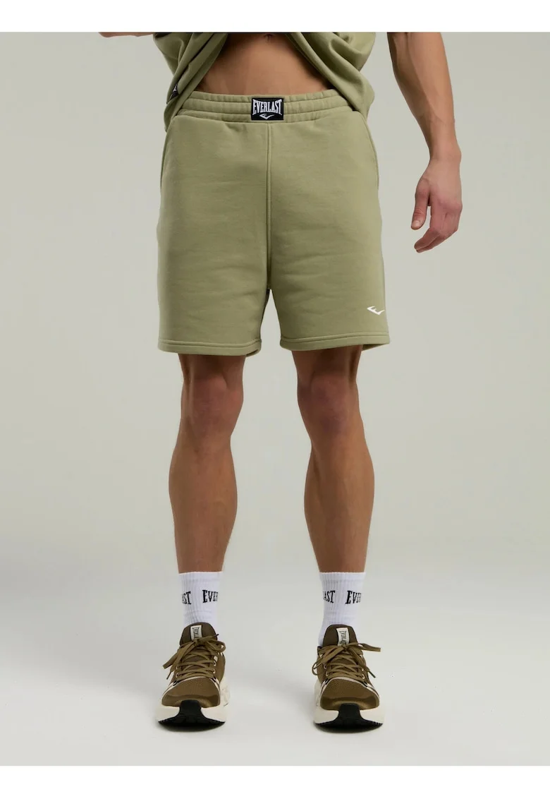 Pantaloni scurti cu buzunare laterale, Verde deschis