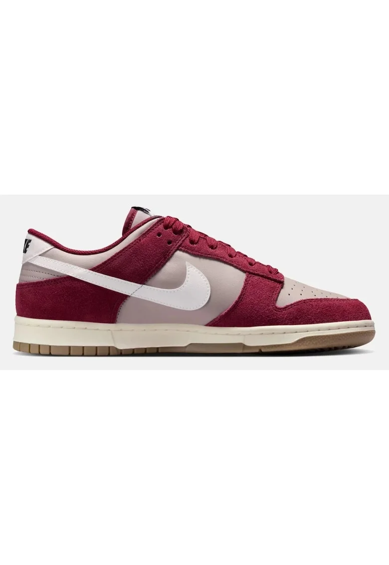 Pantofi sport cu de piele intoarsa Dunk Low Retro SEdwqfwq, Rosu inchis/Roz prafuit inchis