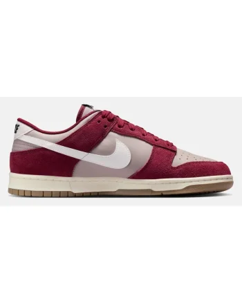 Pantofi sport cu de piele intoarsa Dunk Low Retro SEdwqfwq, Rosu inchis/Roz prafuit inchis
