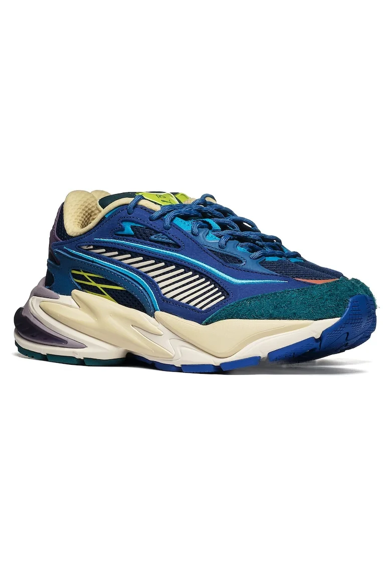 Pantofi sport cu garnituri de piele si plasa RS SURGE LAKESHORE,