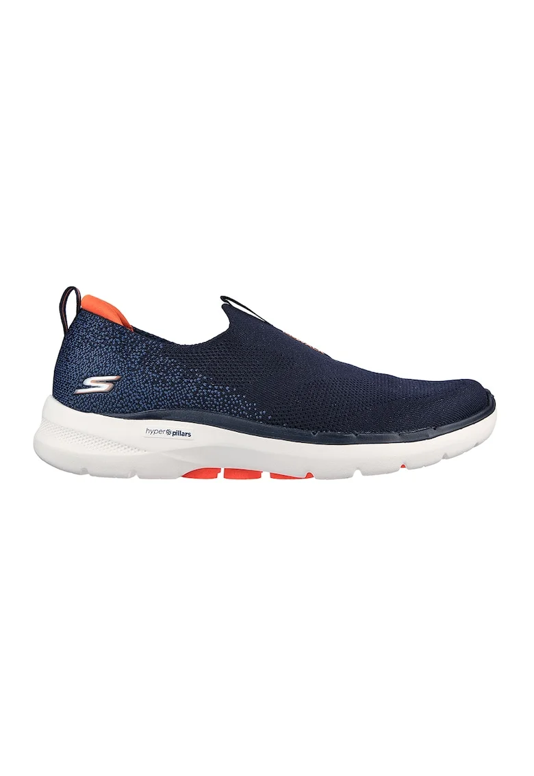 Pantofi sport,  Go Walk 6 216202, Portocaliu/Bleumarin
