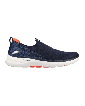 Pantofi sport,  Go Walk 6 216202, Portocaliu/Bleumarin