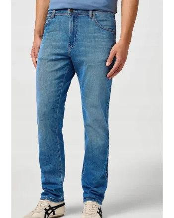 Blugi barbati,  TEXAS SLIM, albastru, bumbac, slim, Albastru
