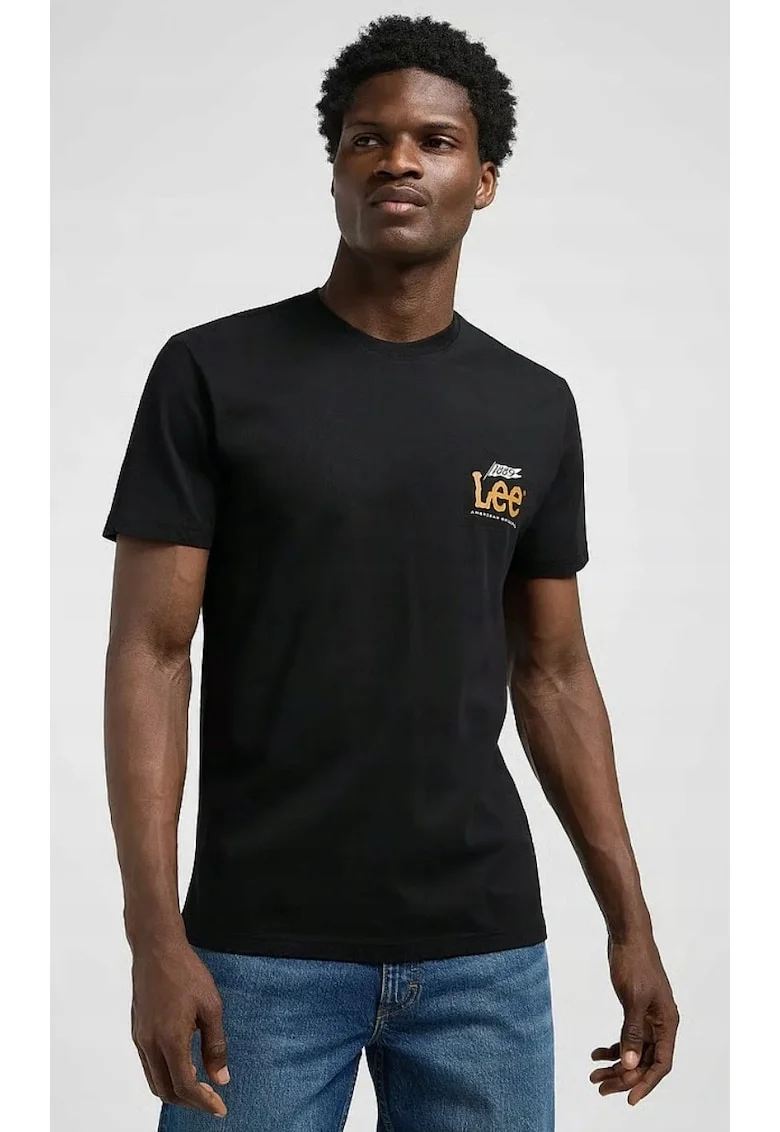 Tricou barbati,  Graphic Tee, bumbac, imprimeu, Albastru