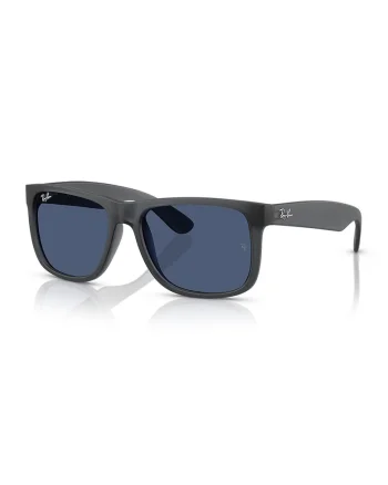 Ochelari de soare wayfarer cu logo discret Justin, Gri antracit