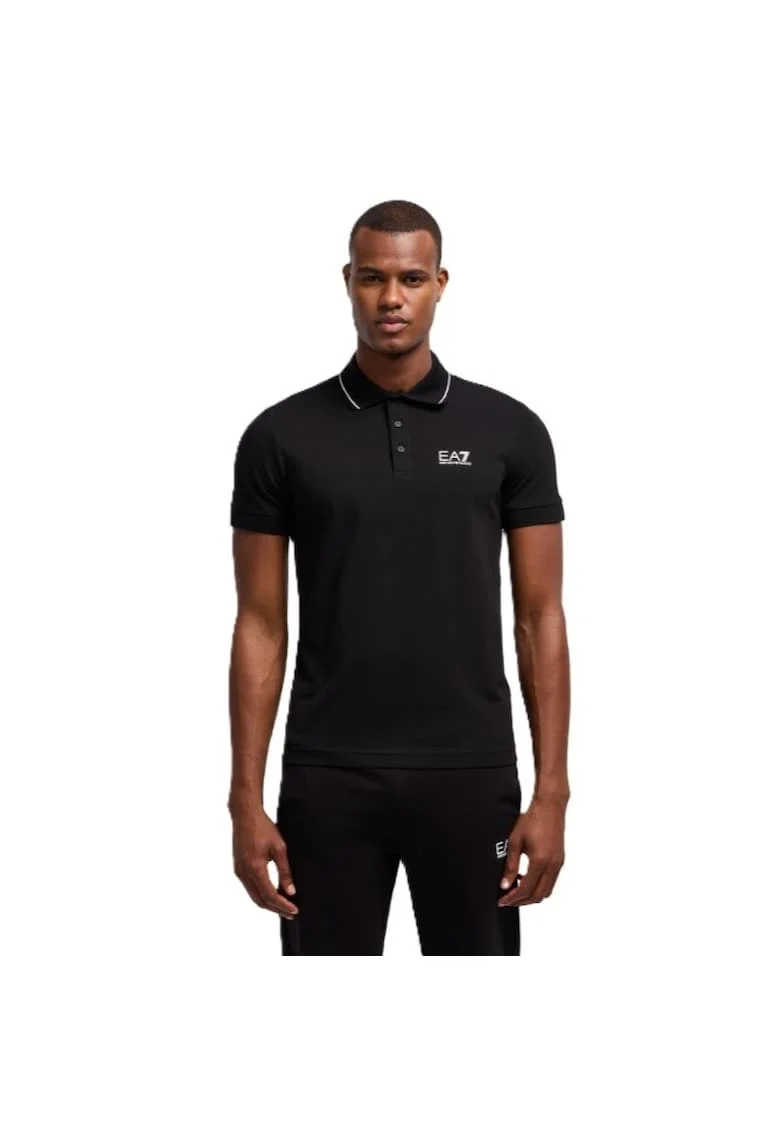 Tricou Polo barbati  Emporio Armani 8NPF16, Negru
