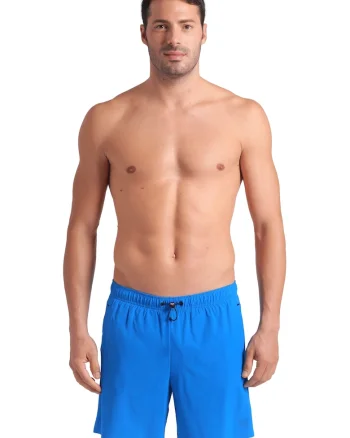 Pantaloni scurti de baie EVO Beach Boxer, Albastru