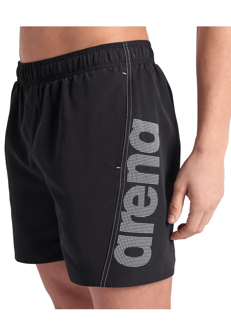 Pantaloni scurti Fundamentals Logo, Negru