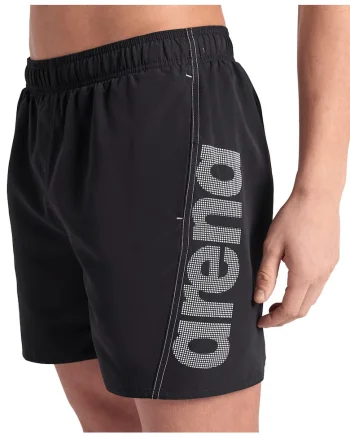 Pantaloni scurti Fundamentals Logo, Negru