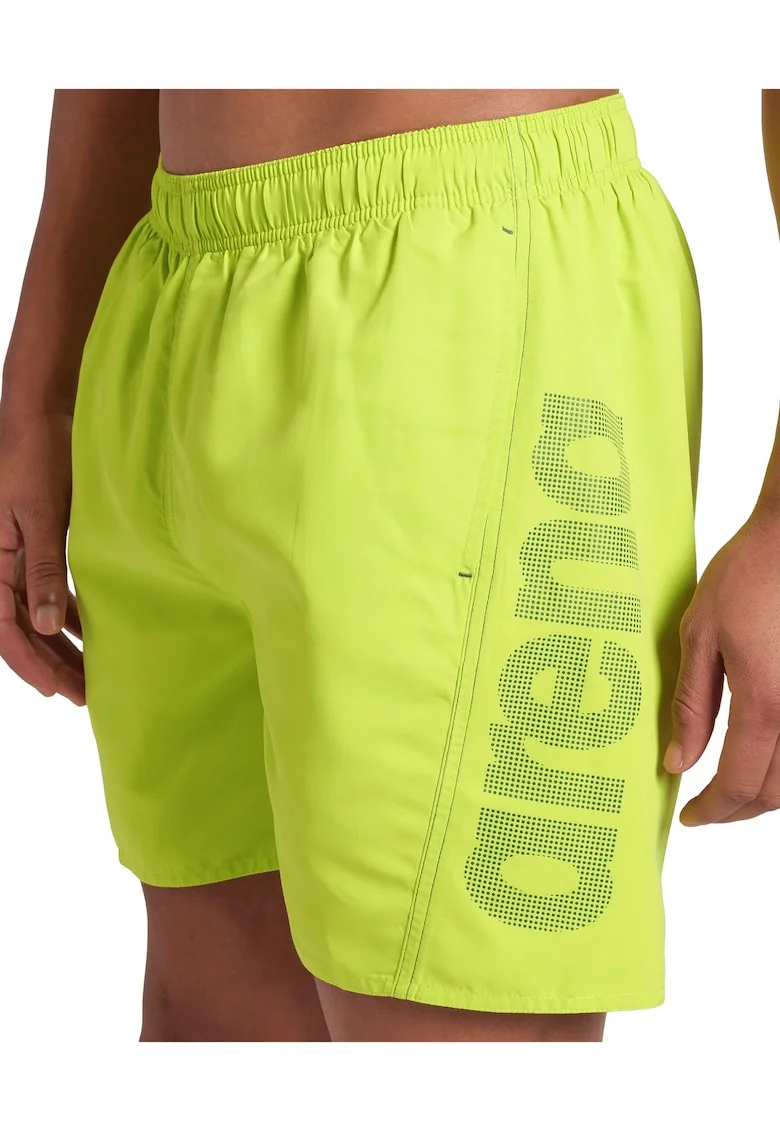Pantaloni scurti Fundamentals Logo, Verde neon