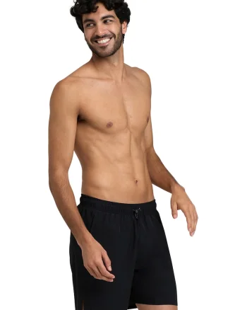 Pantaloni scurti de baie EVO Beach Boxer, Negru