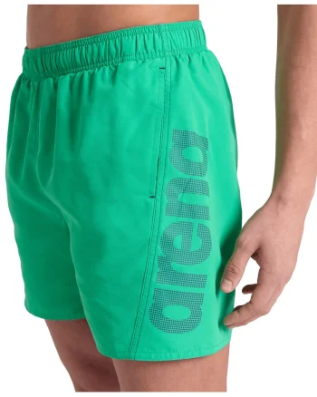 Pantaloni scurti Fundamentals Logo, Verde deschis