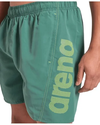 Pantaloni scurti Fundamentals Logo, Verde
