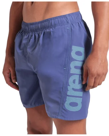 Pantaloni scurti Fundamentals Logo, Albastru prafuit