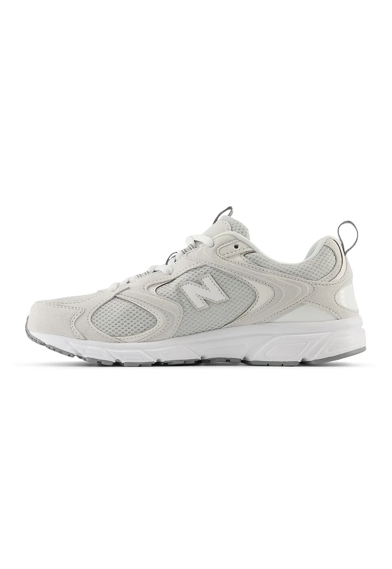 Pantofi sport low-cut din plasa cu insertii din piele ecologica
