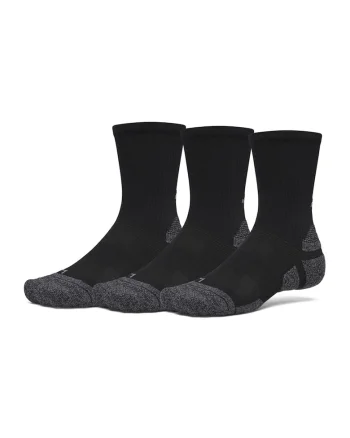 Set de trei perechi de sosete lungi pentru antrenament, Negru/Gri