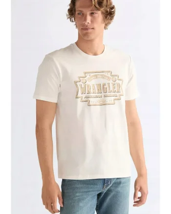 Tricou barbati  alb, bumbac, maneca scurta, regular fit