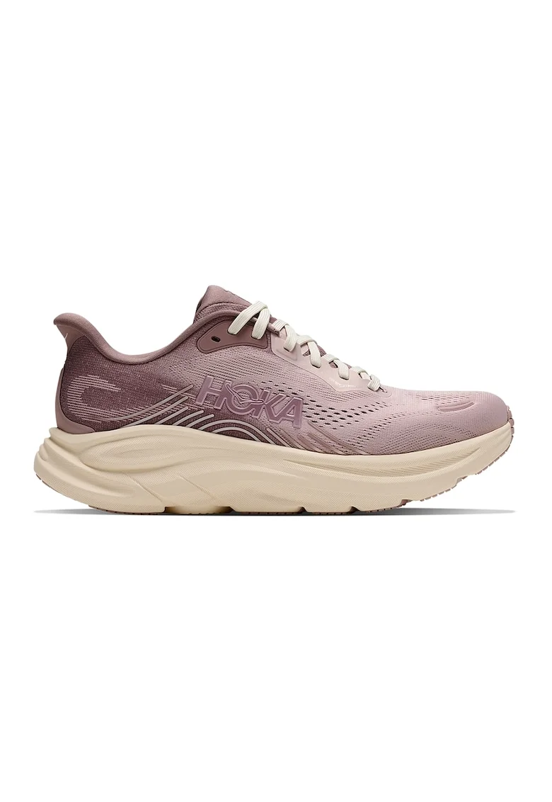 Pantofi tricotati Clifton 11 pentru alergare, Roz prafuit