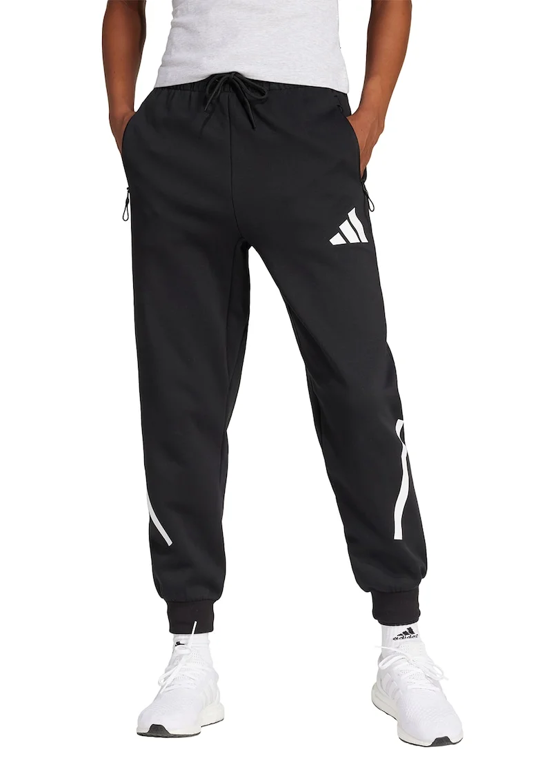 Pantaloni de trening cu buzunare cu fermoar Z.N.E.