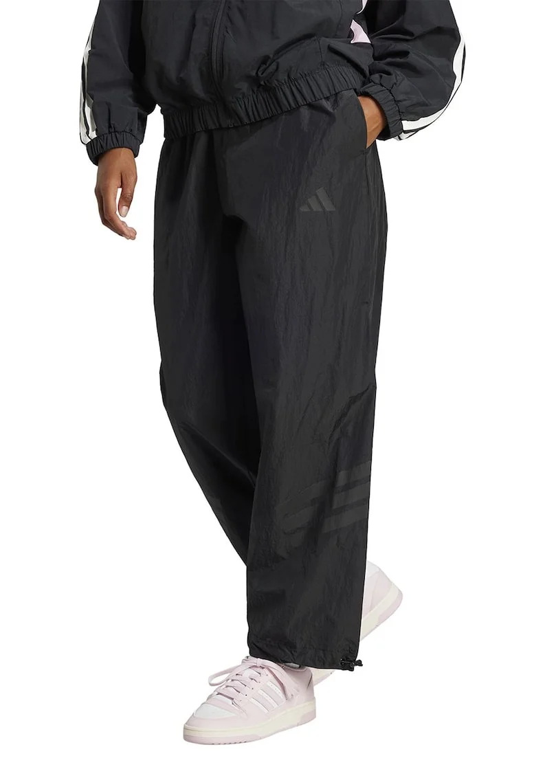 Pantaloni de trening cu talie inalta, Negru