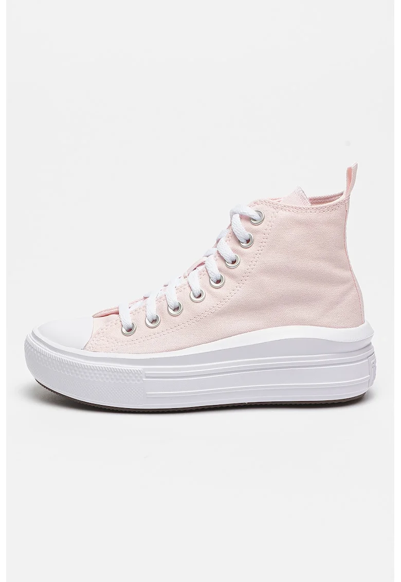 Tenisi cu varf intarit Chuck Taylor All Star Move, Roz pastel