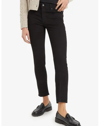 Blugi crop slim fit 712™, Negru stins