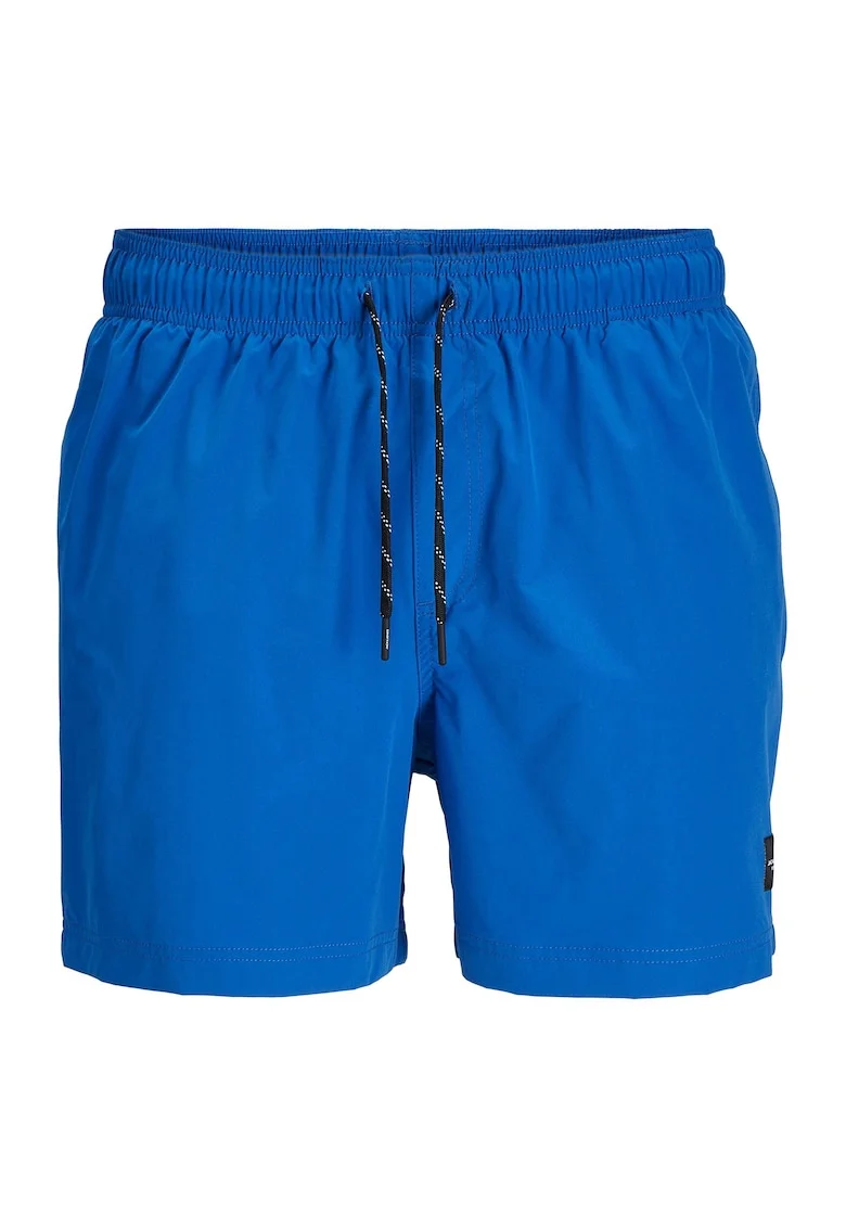 Pantaloni scurti de baie cu snur de ajustare, Albastru