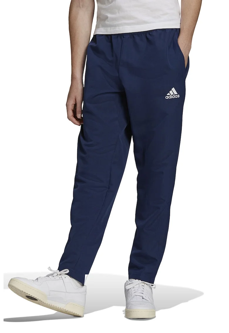 Pantaloni cu buzunare laterale Entrada 22 pentru fotbal, Bleumarin