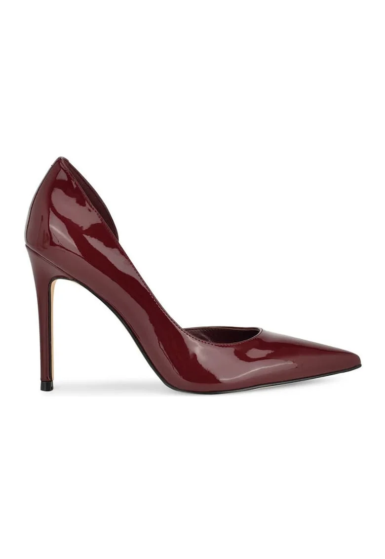 Pantofi D'Orsay cu toc stiletto Folowe, Visiniu