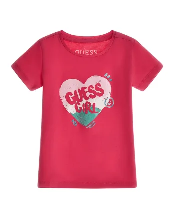 Tricou din amestec de bumbac cu logo, Rosu