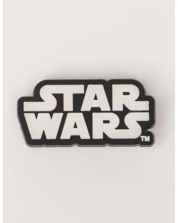 Talisman pentru saboti Jibbitz Star Wars, Alb/Negru