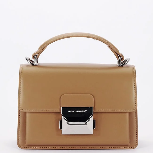 Geanta mica maro camel David Jones CM7586 15