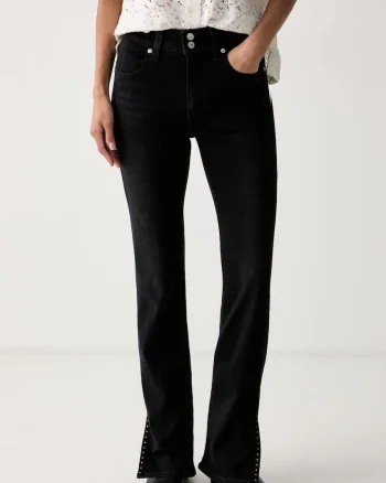 Levi's blugi bootcut pentru femei 725 STUDDED SLIT HEM