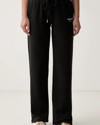 Trussardi pantaloni de trening pentru femei cu bumbac