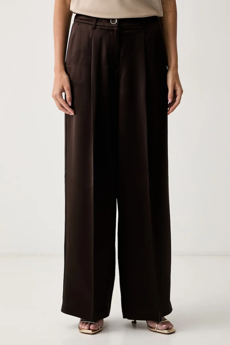 Guess pantaloni de costum pentru femei cu acetat FLORA