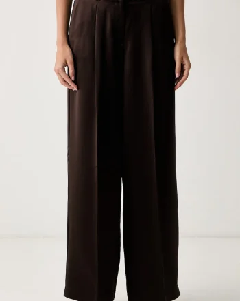 Guess pantaloni de costum pentru femei cu acetat FLORA