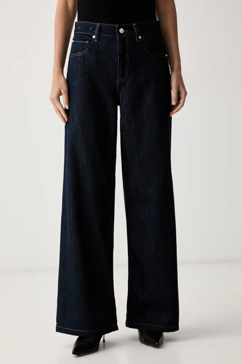 iBlues blugi wide leg pentru femei IBLNINABLUE