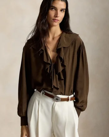 Polo Ralph Lauren bluză pentru femei din vâscoză
