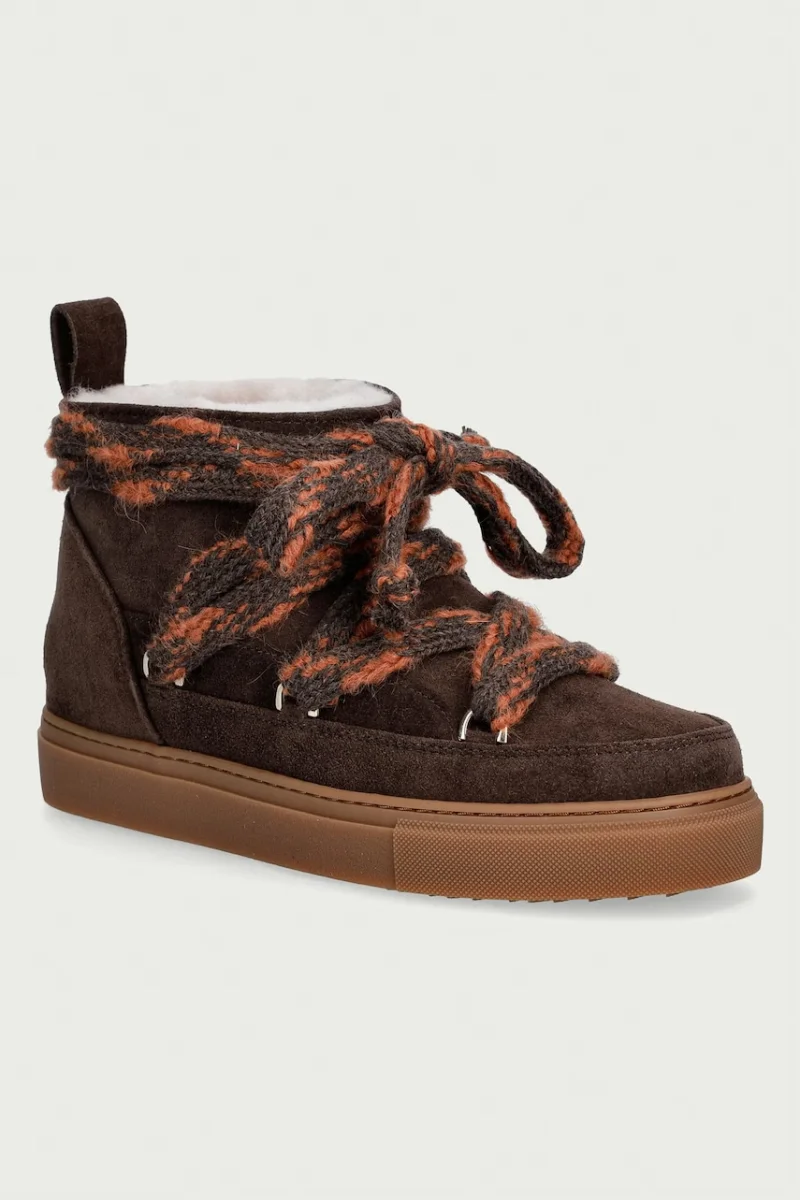 Inuikii Suede Knot cizme de zăpadă pentru femei din piele întoarsă