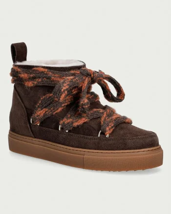 Inuikii Suede Knot cizme de zăpadă pentru femei din piele întoarsă