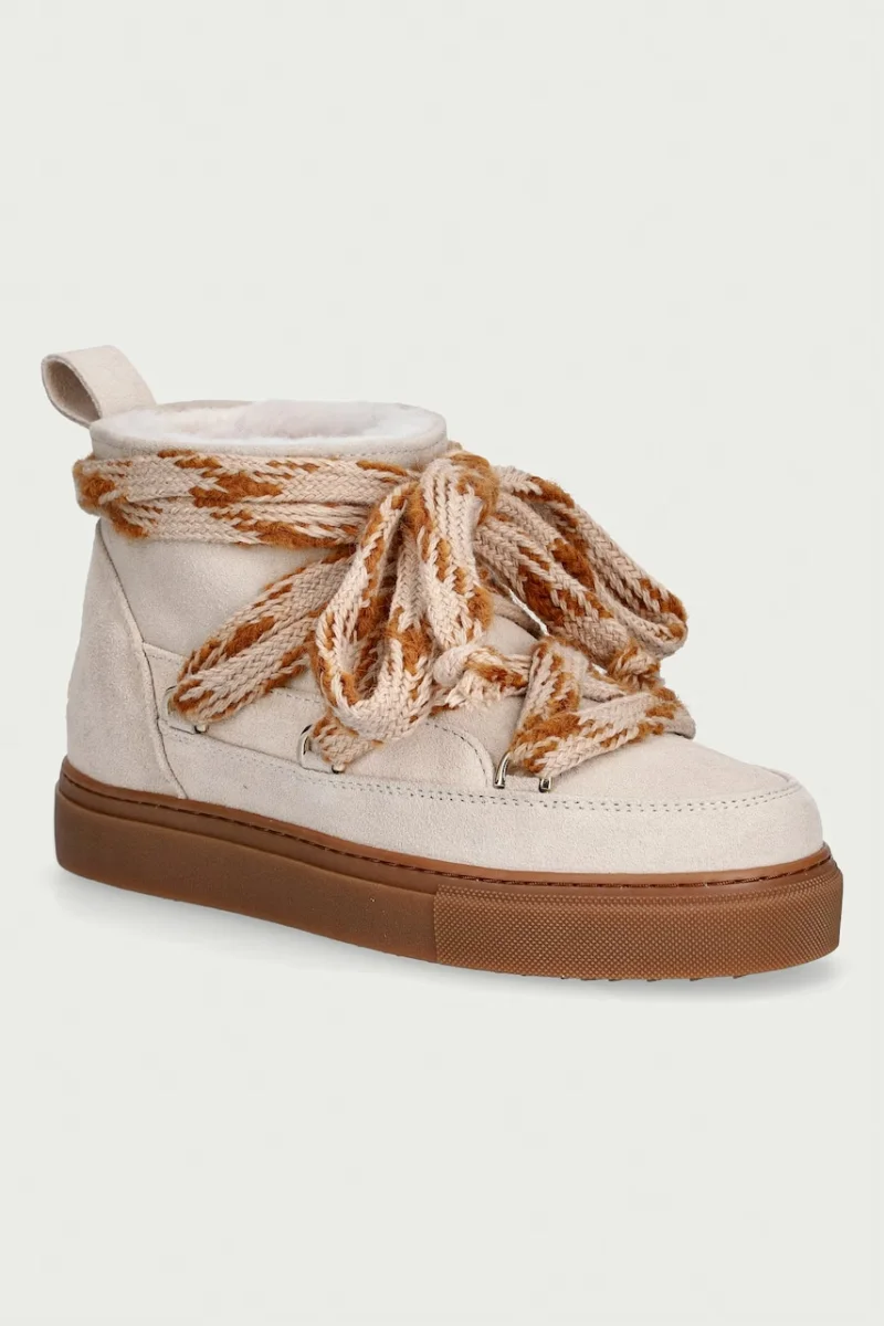 Inuikii Suede Knot cizme de zăpadă pentru femei din piele întoarsă
